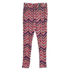 Boutique Chevron Soft Loungewear Pants NWT Colorful Dopamine Print Size M/L